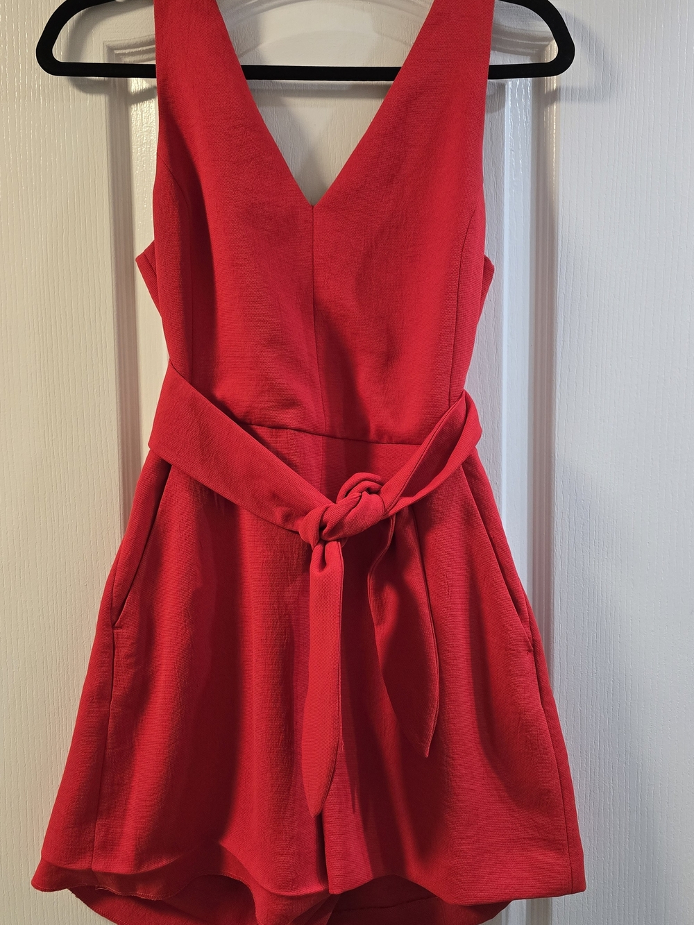 Wilfred Ecoulement Red V-Neck Romper
